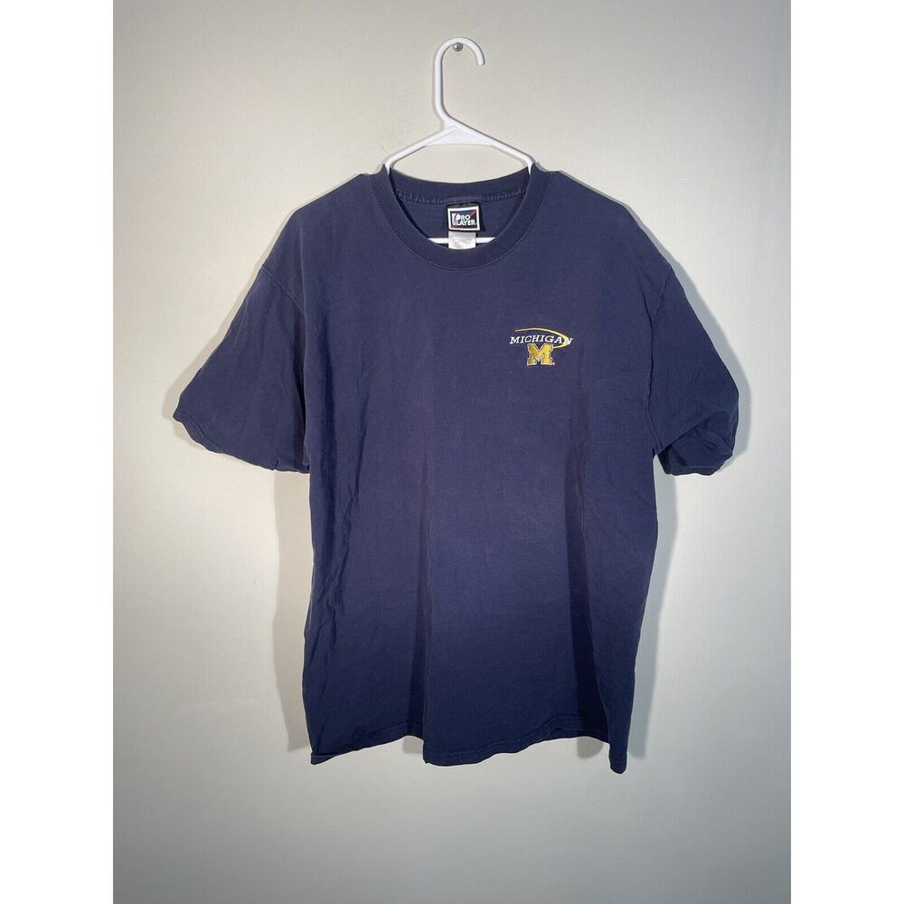 Vintage Pro Player Michigan Wolverines Embroidered T-Shirt Men's‎ XL